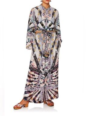 Camilla Silk Wide Leg Pocket Trouser Pants In Her Shoes OS $599